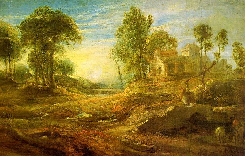 Peter Paul Rubens Landscape with a Watering Place France oil painting art